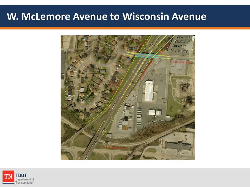 w mclemore avenue to wisconsin avenue