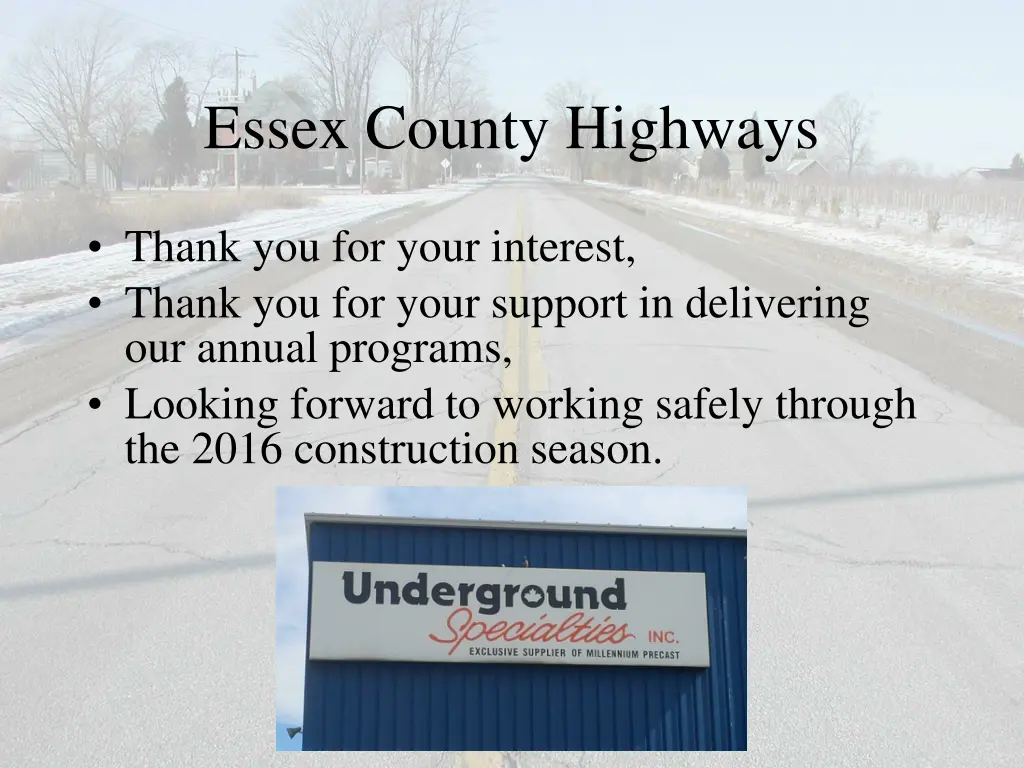 essex county highways 5