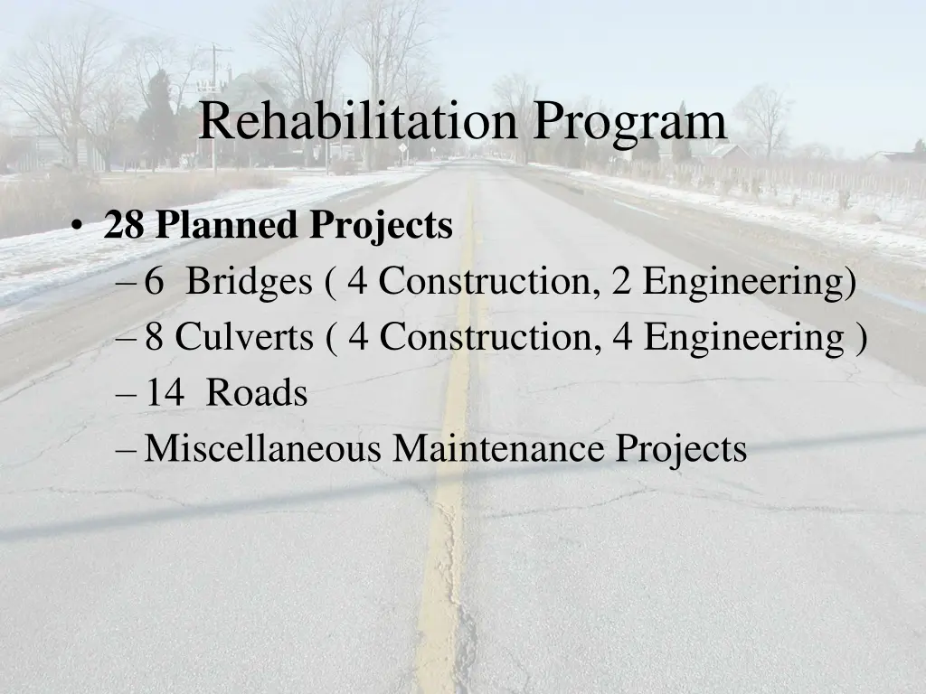 rehabilitation program