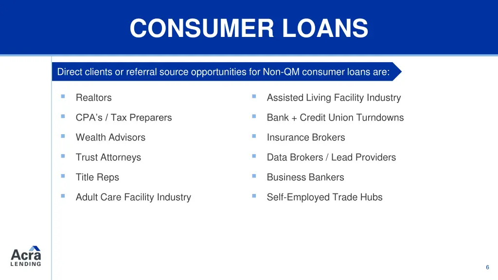 consumer loans consumer loans