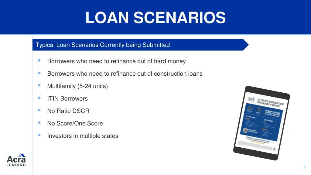 dscr investor cash flow loan scenarios