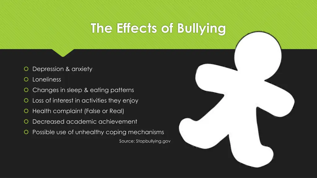 the effects of bullying