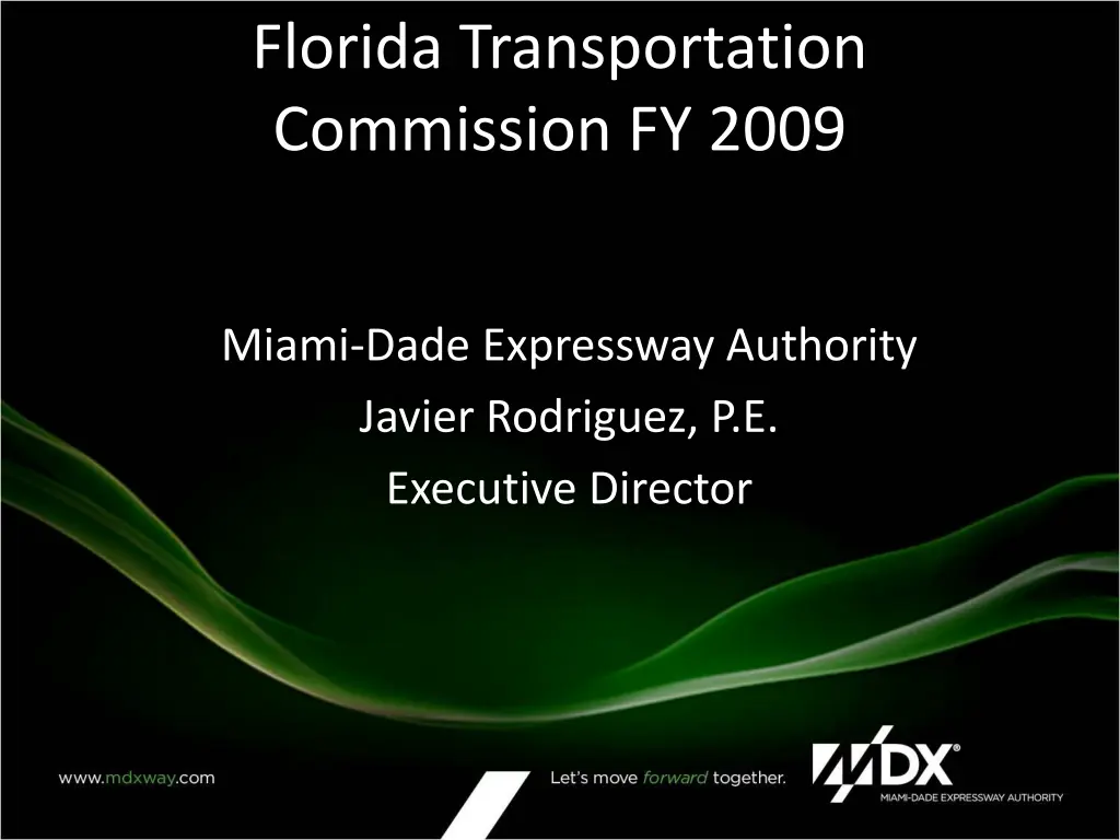 florida transportation commission fy 2009 1