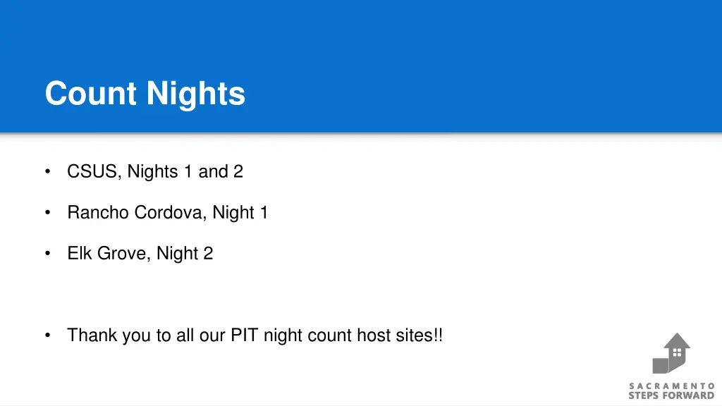 count nights