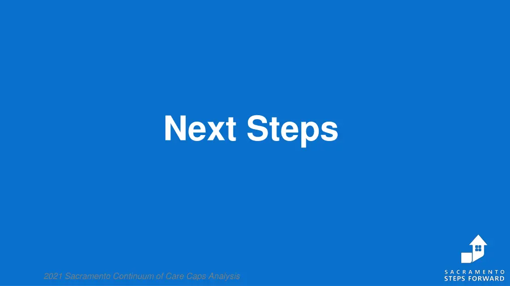 next steps