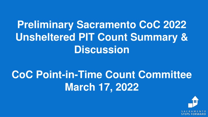 preliminary sacramento coc 2022 unsheltered