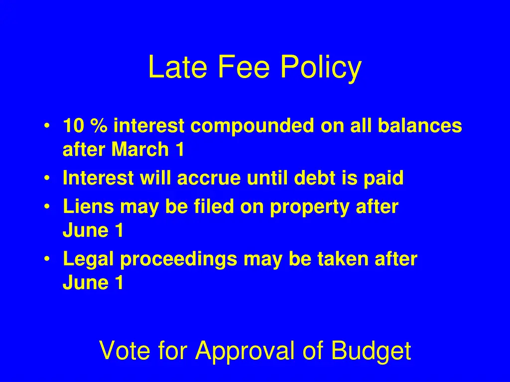 late fee policy