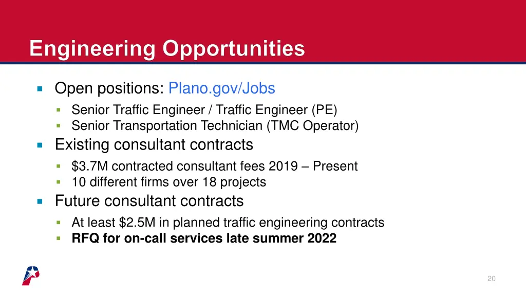 open positions plano gov jobs senior traffic