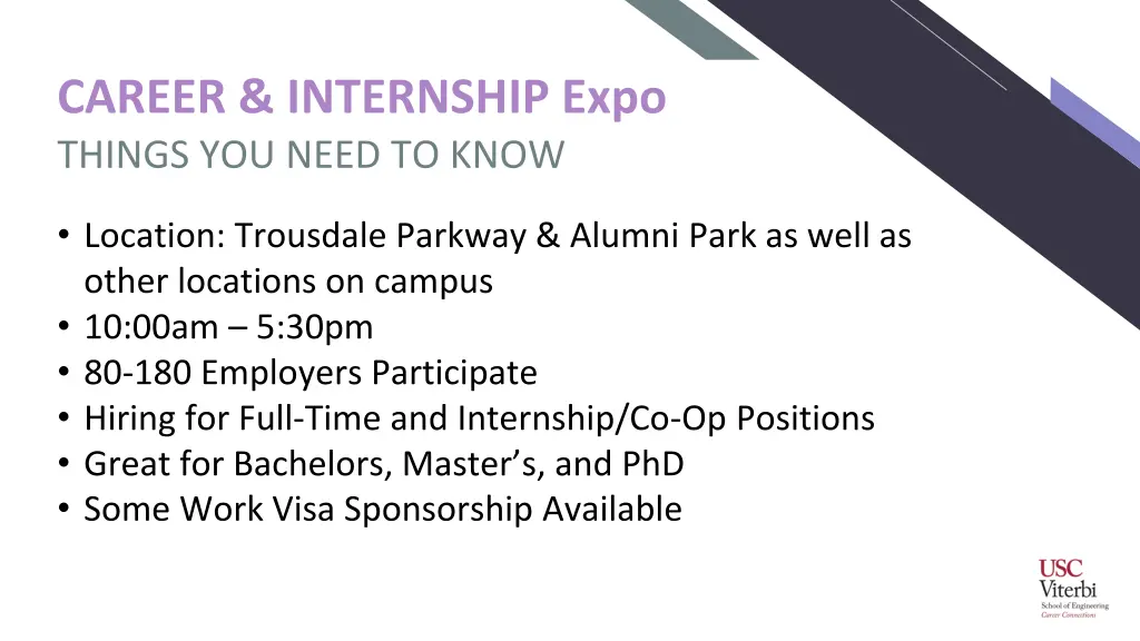 career internship expo