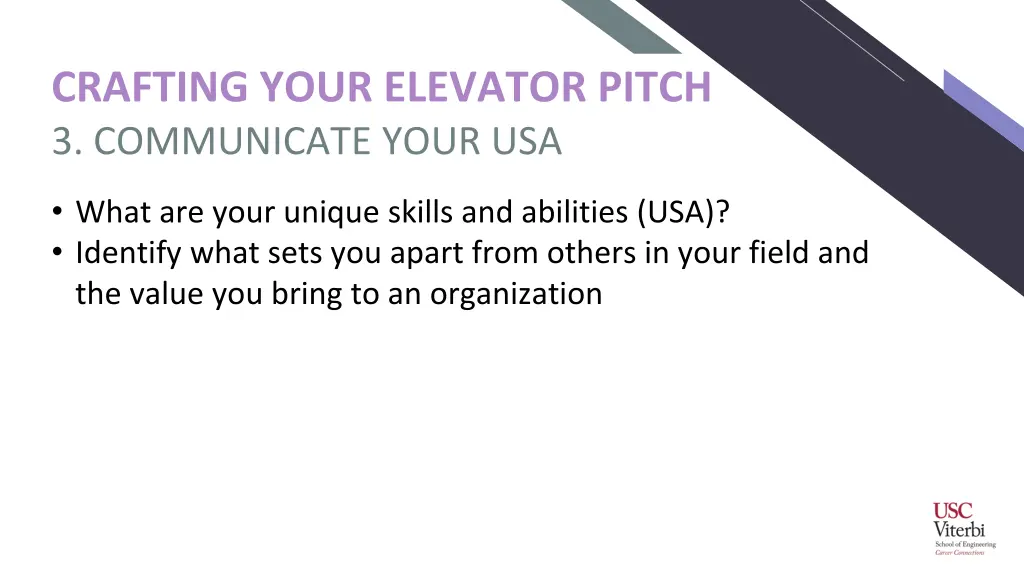 crafting your elevator pitch 2