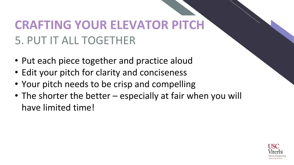 crafting your elevator pitch 4