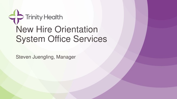 new hire orientation system office services