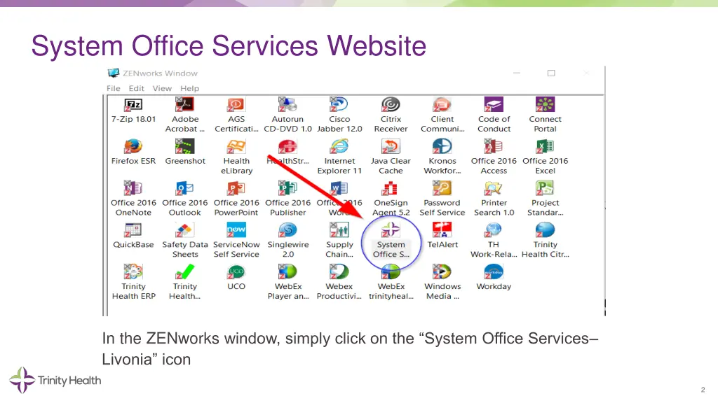 system office services website