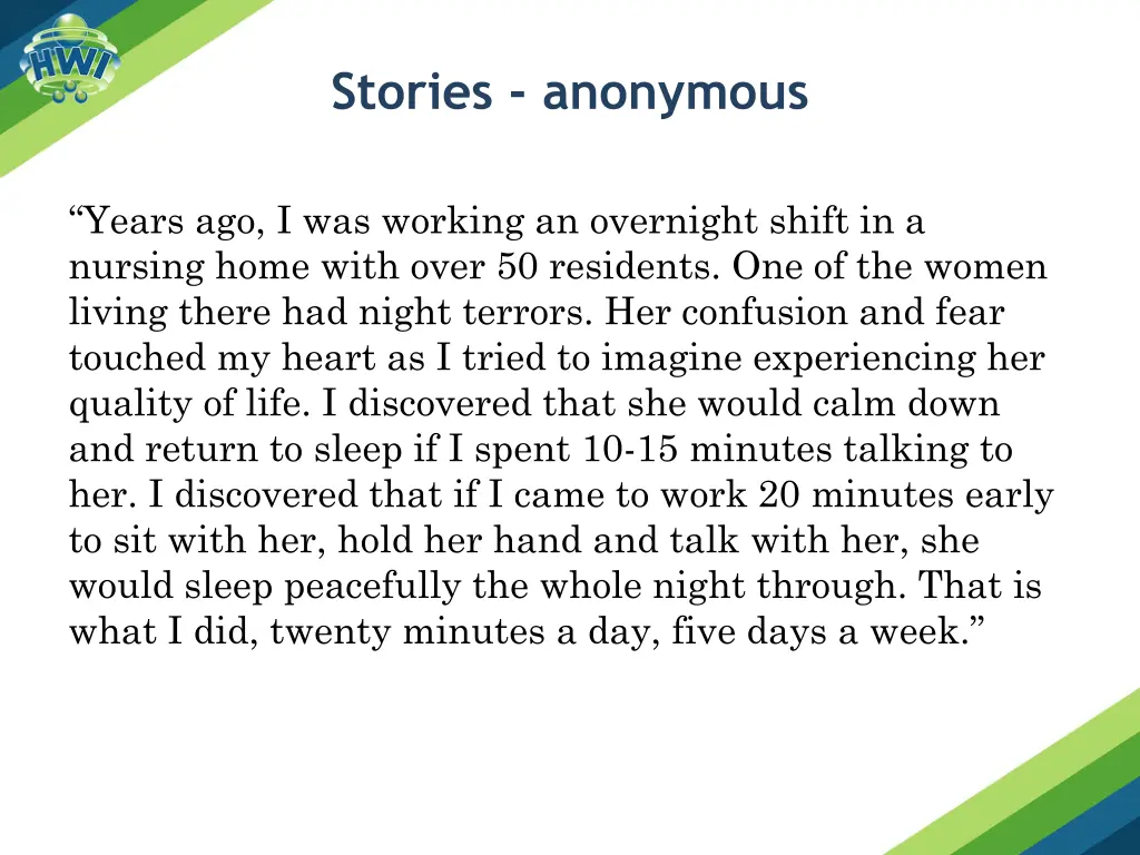 stories anonymous 1