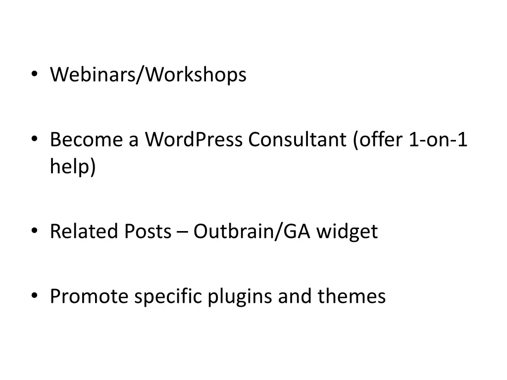 webinars workshops