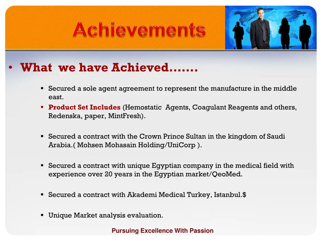 what we have achieved