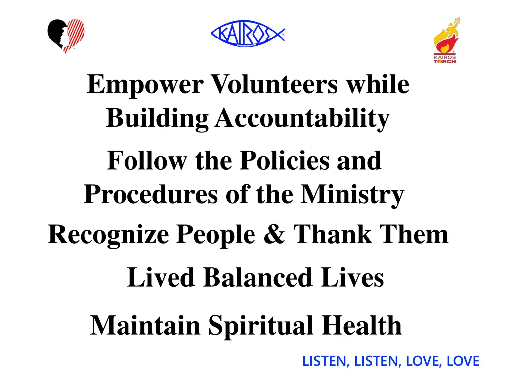 empower volunteers while building accountability