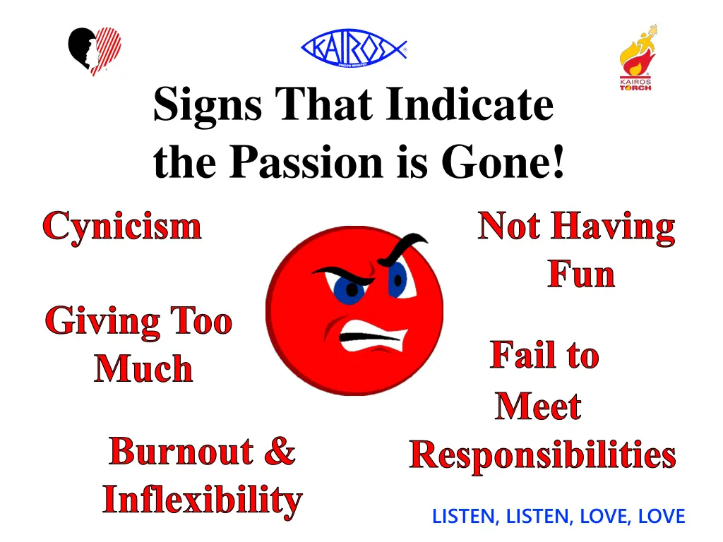 signs that indicate the passion is gone cynicism