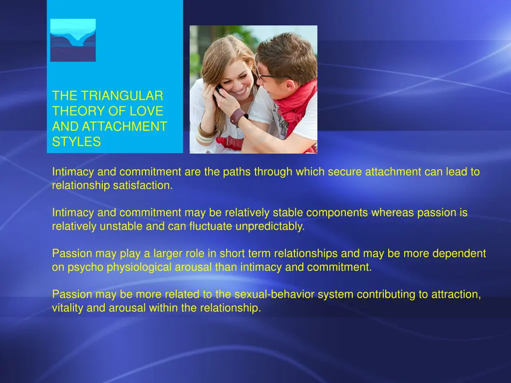 the triangular theory of love and attachment 1