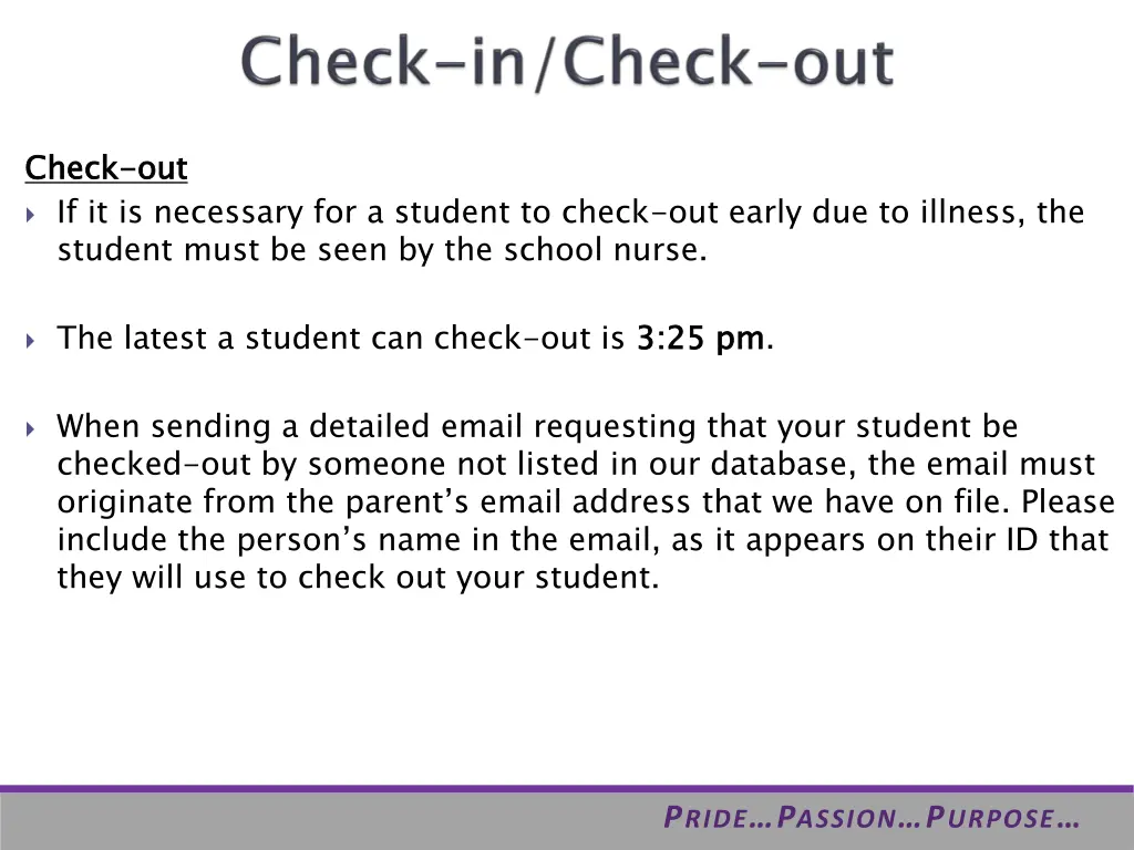 check if it is necessary for a student to check