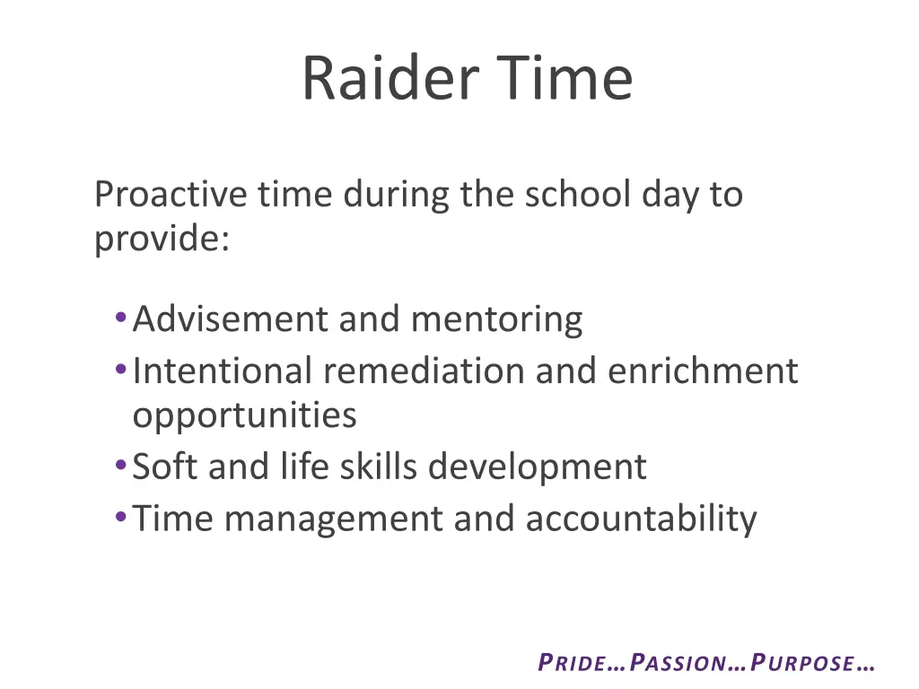 raider time