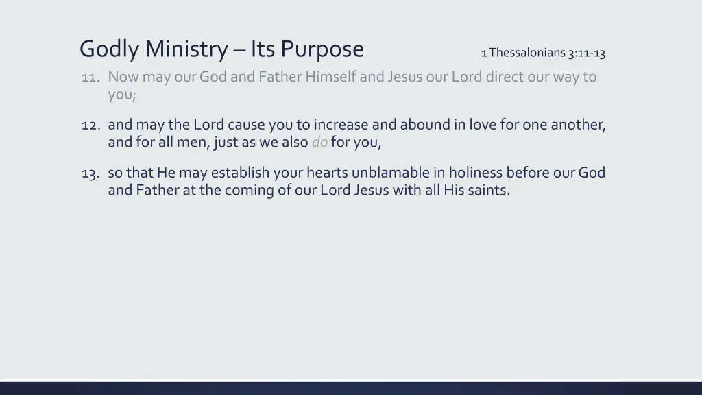 godly ministry its purpose 2