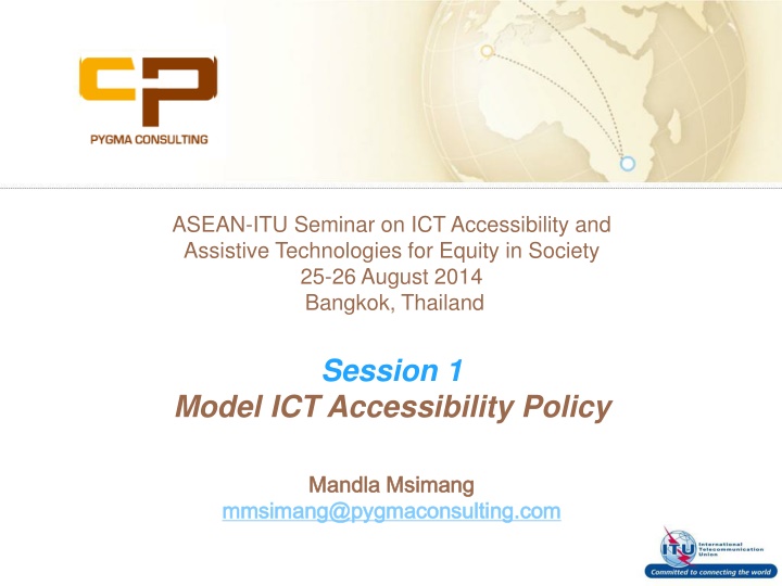 asean itu seminar on ict accessibility