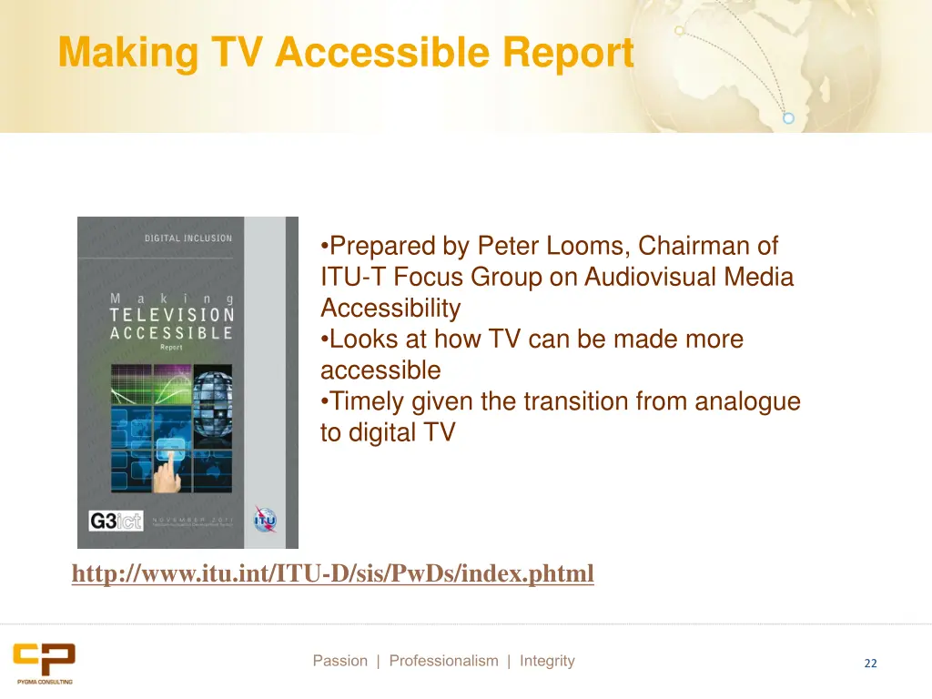 making tv accessible report