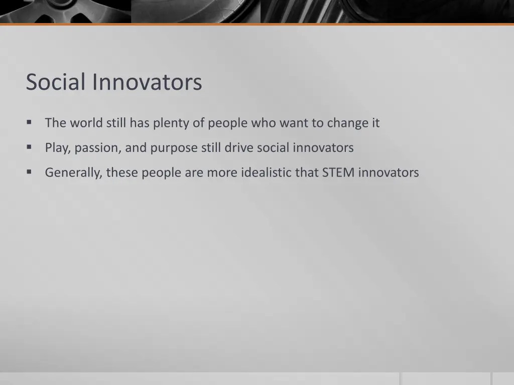 social innovators