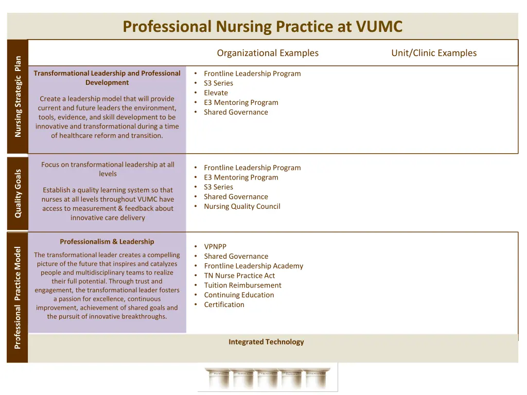 professional nursing practice at vumc 3