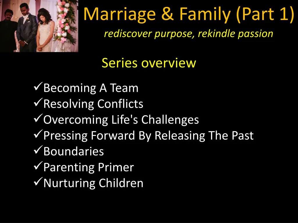 marriage family part 1 rediscover purpose 1