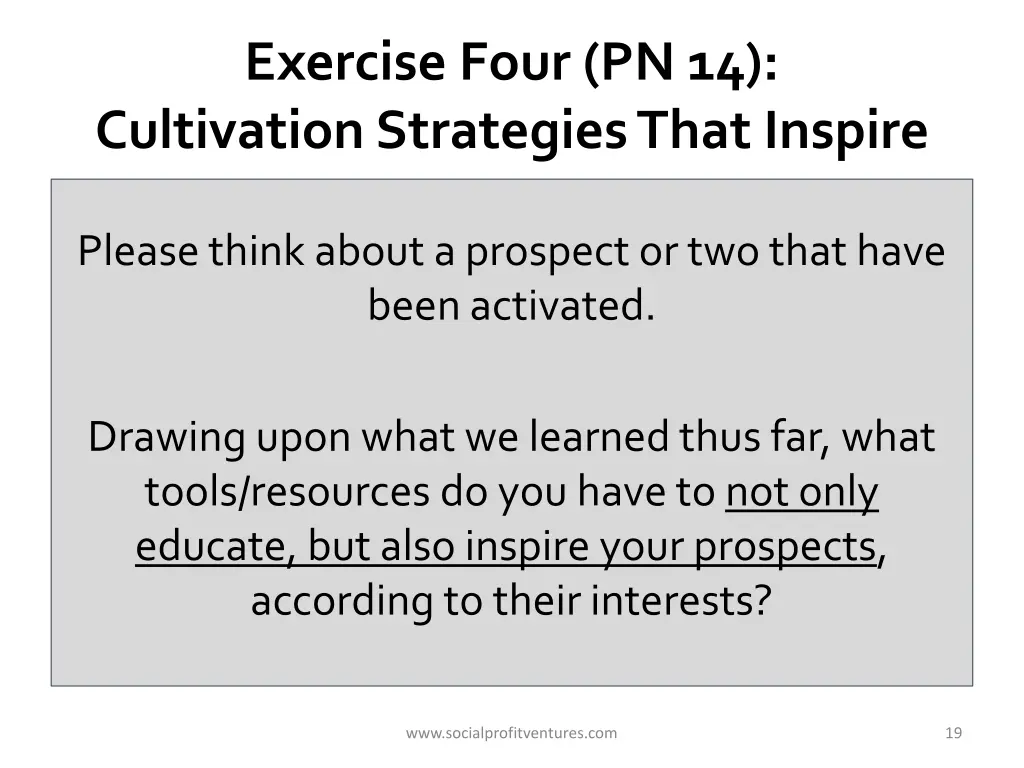 exercise four pn 14 cultivation strategies that