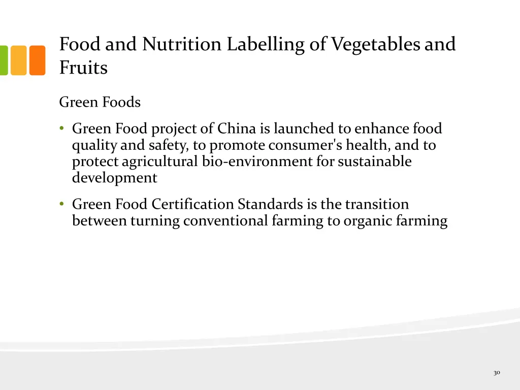 food and nutrition labelling of vegetables 4