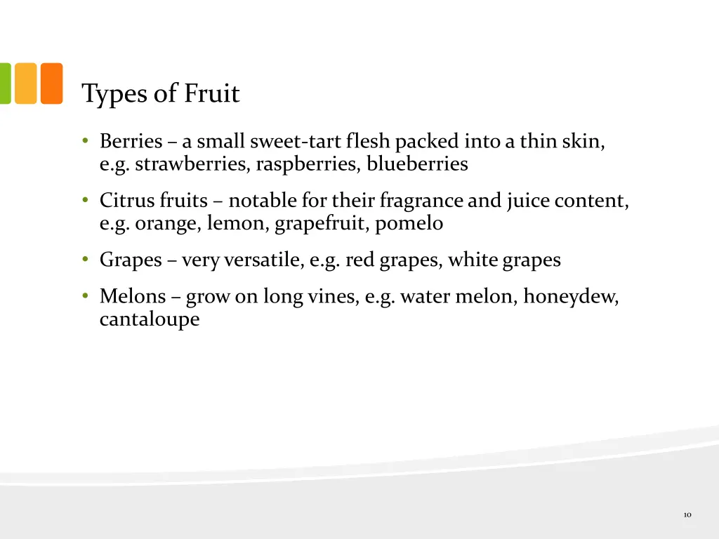 types of fruit 2