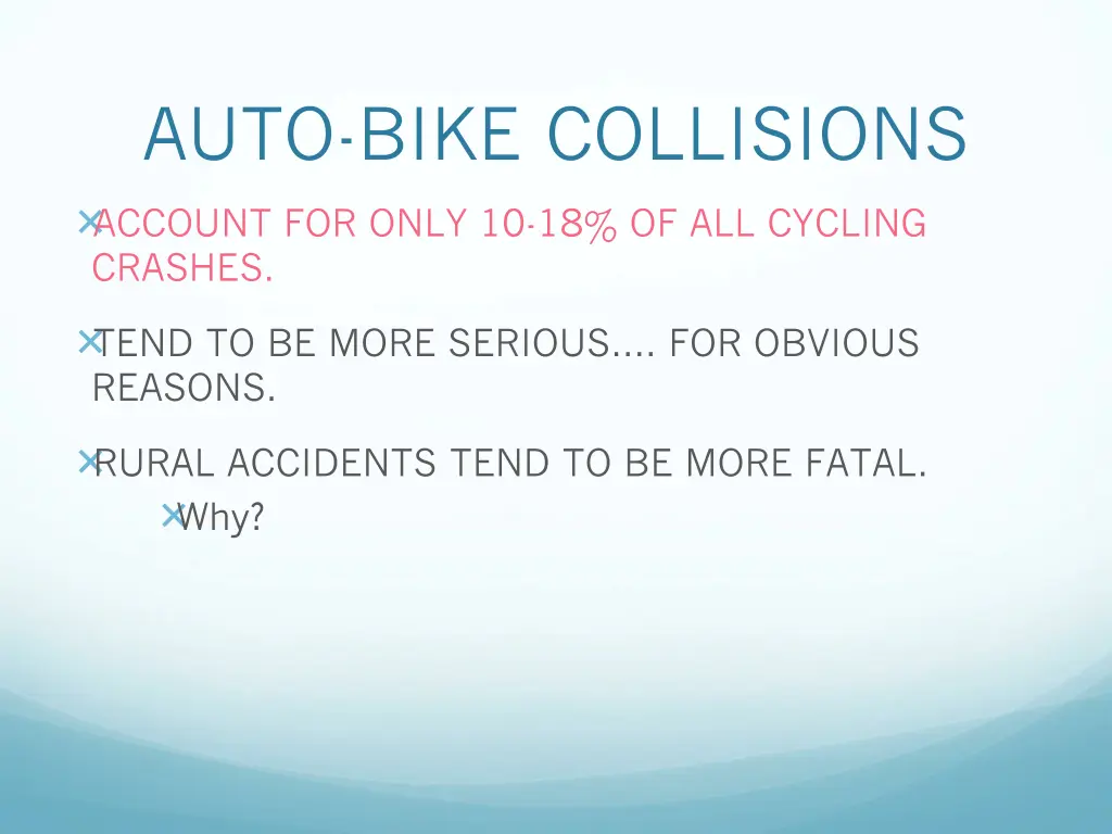 auto bike collisions