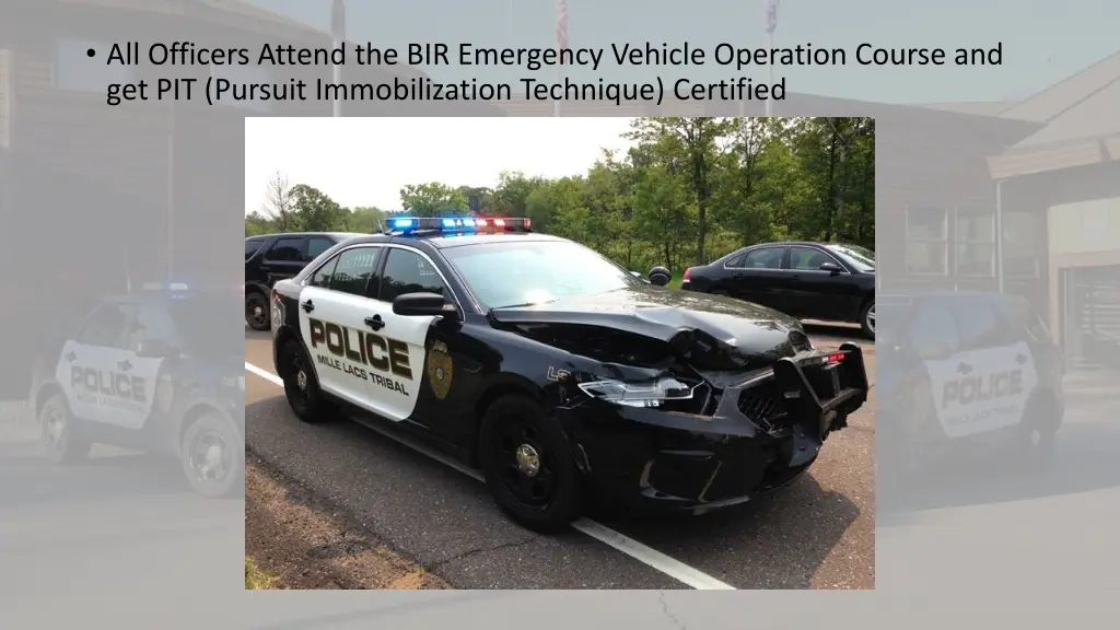 all officers attend the bir emergency vehicle