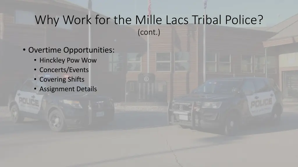 why work for the mille lacs tribal police cont 3