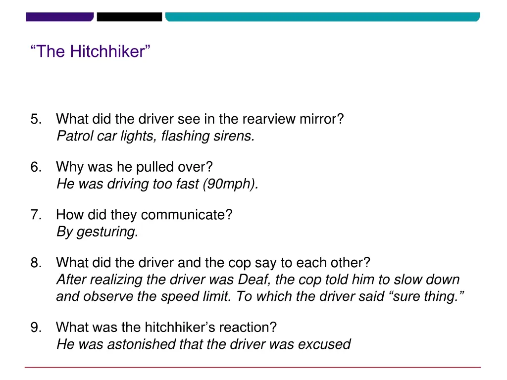 the hitchhiker 10