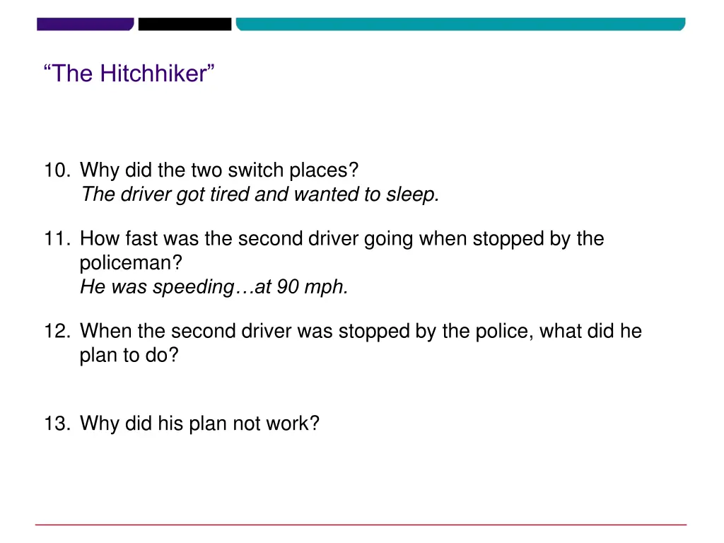 the hitchhiker 13