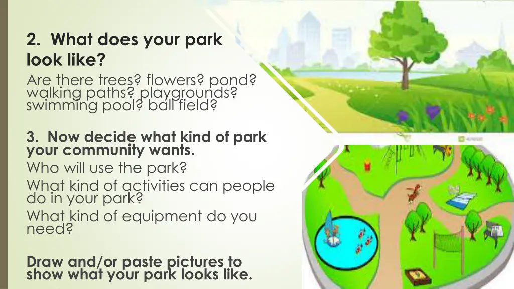 2 what does your park look like are there trees