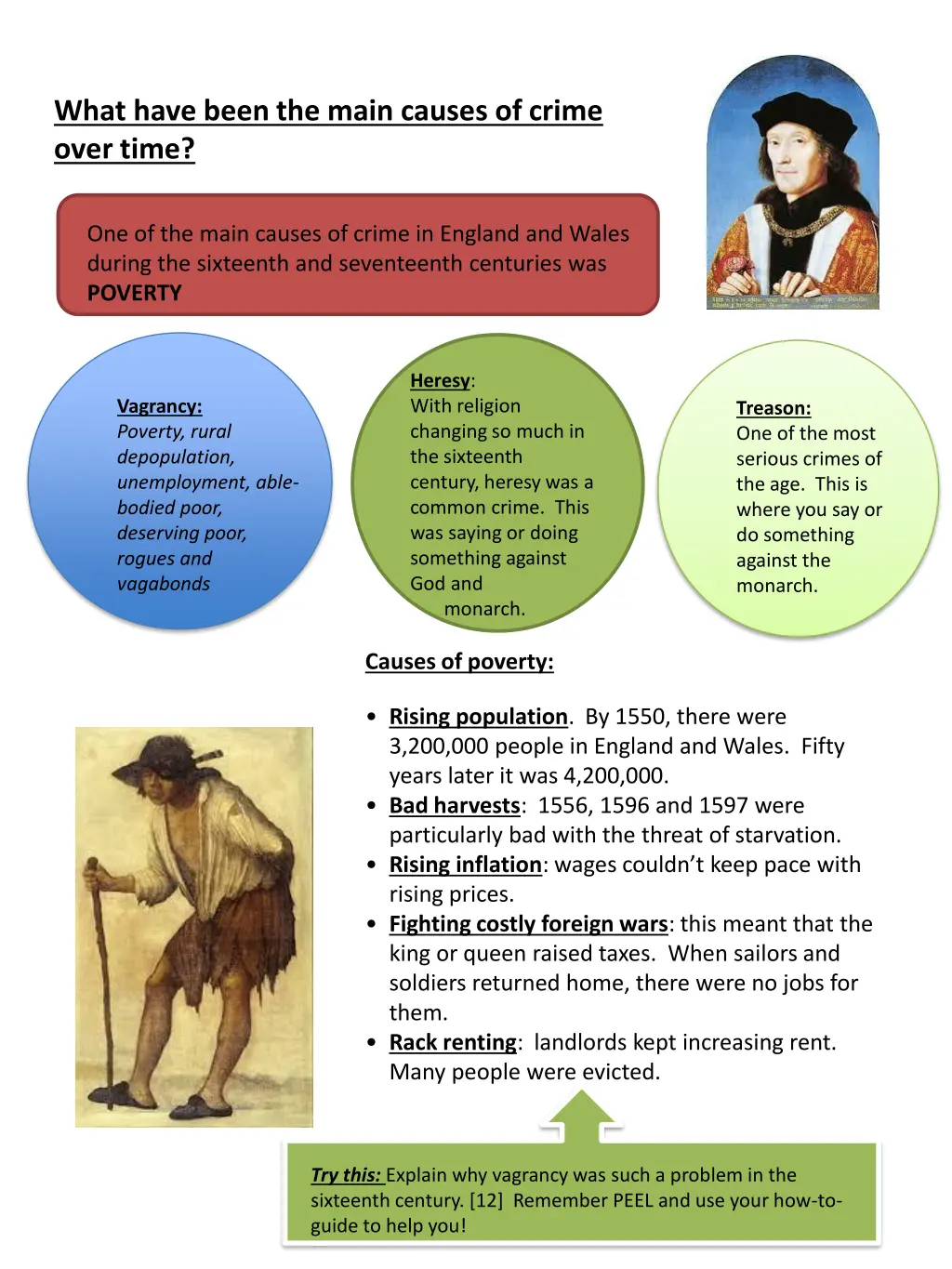 what have been the main causes of crime over time