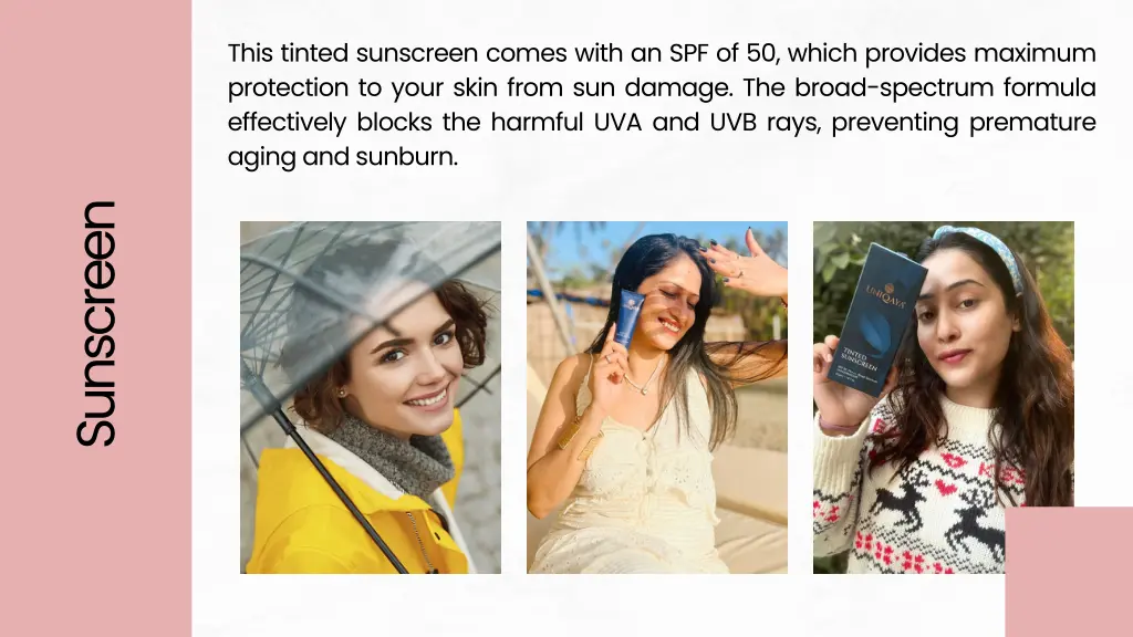 this tinted sunscreen comes with