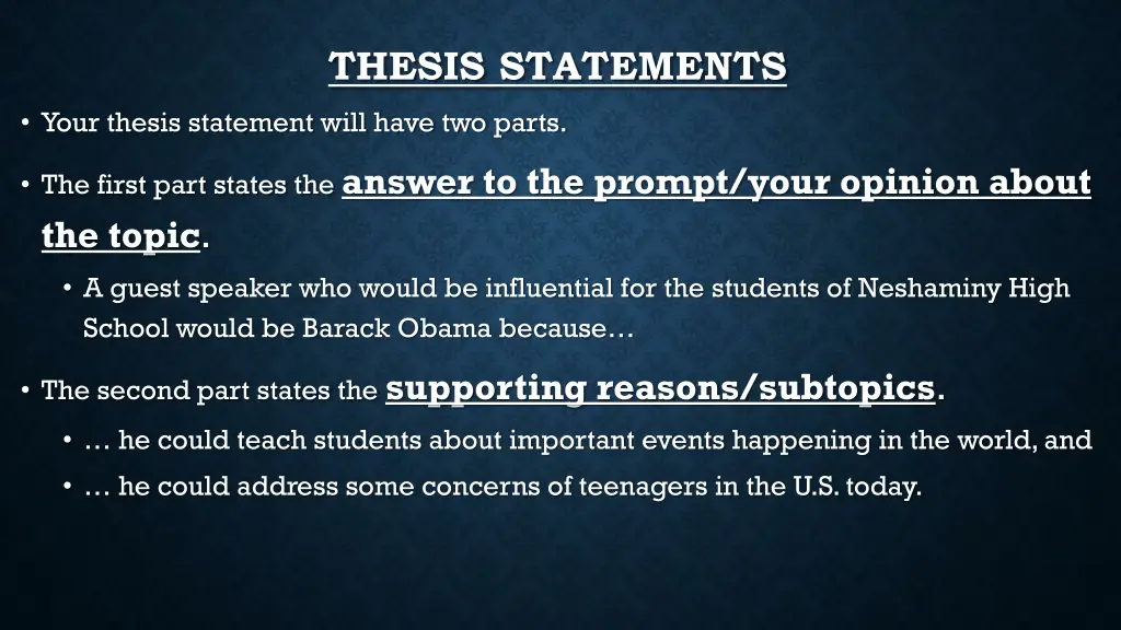 thesis statements 1