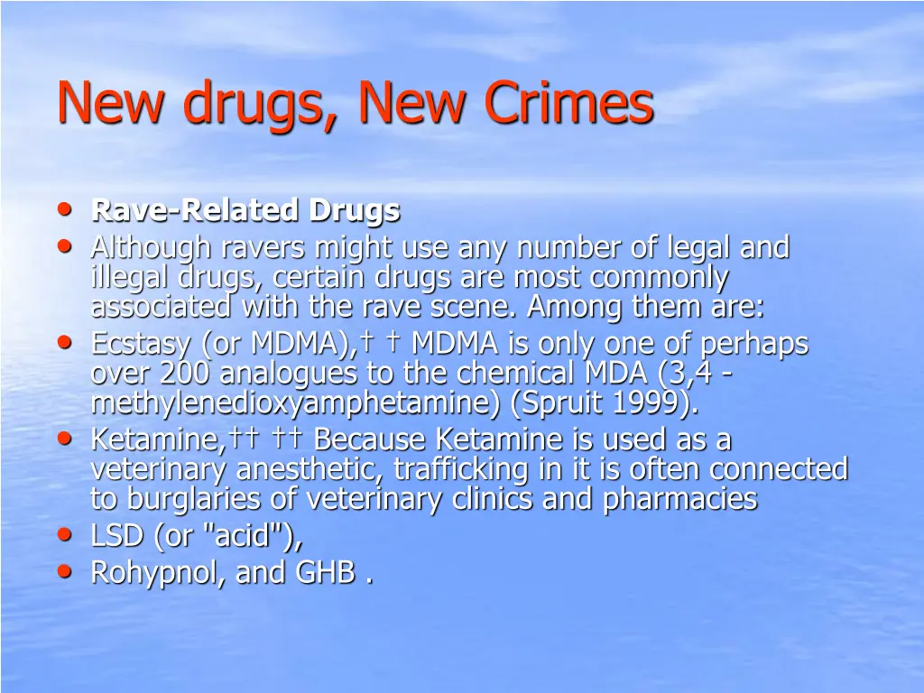 new drugs new crimes 1