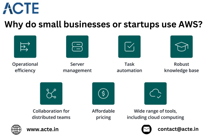 why do small businesses or startups use aws