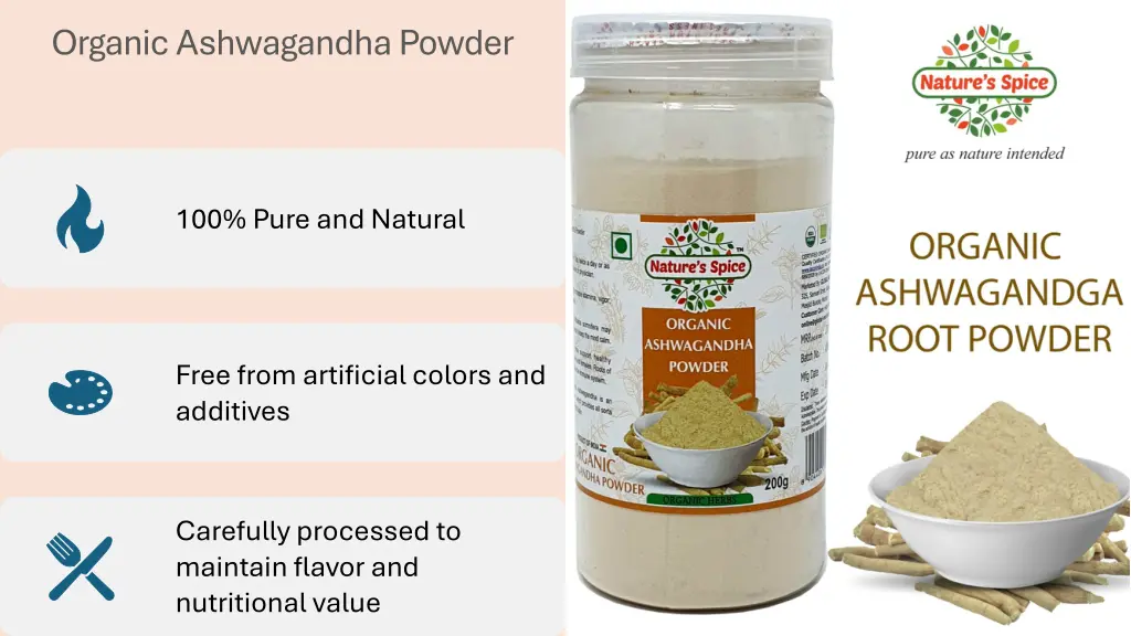 organic ashwagandha powder