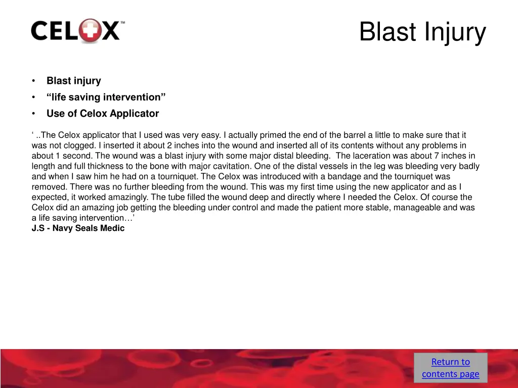 blast injury