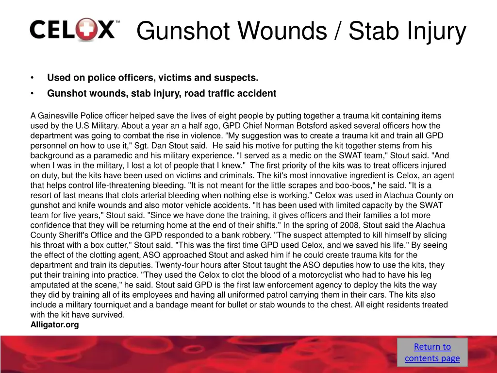 gunshot wounds stab injury