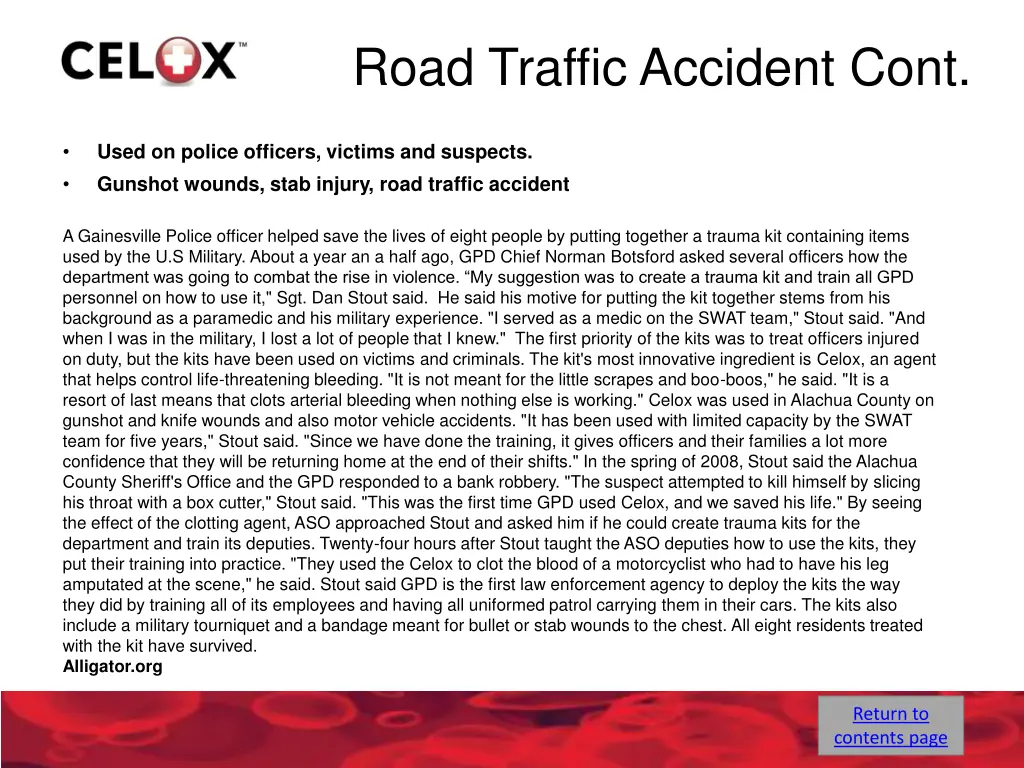 road traffic accident cont