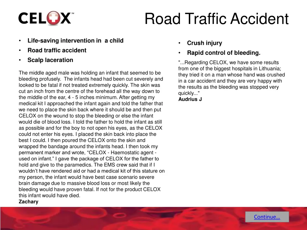 road traffic accident